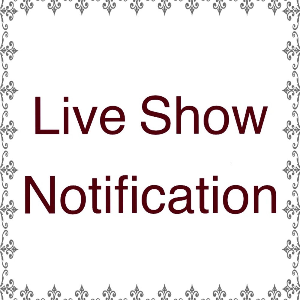 💜 Like For Notifications of Future Live Shows 💜